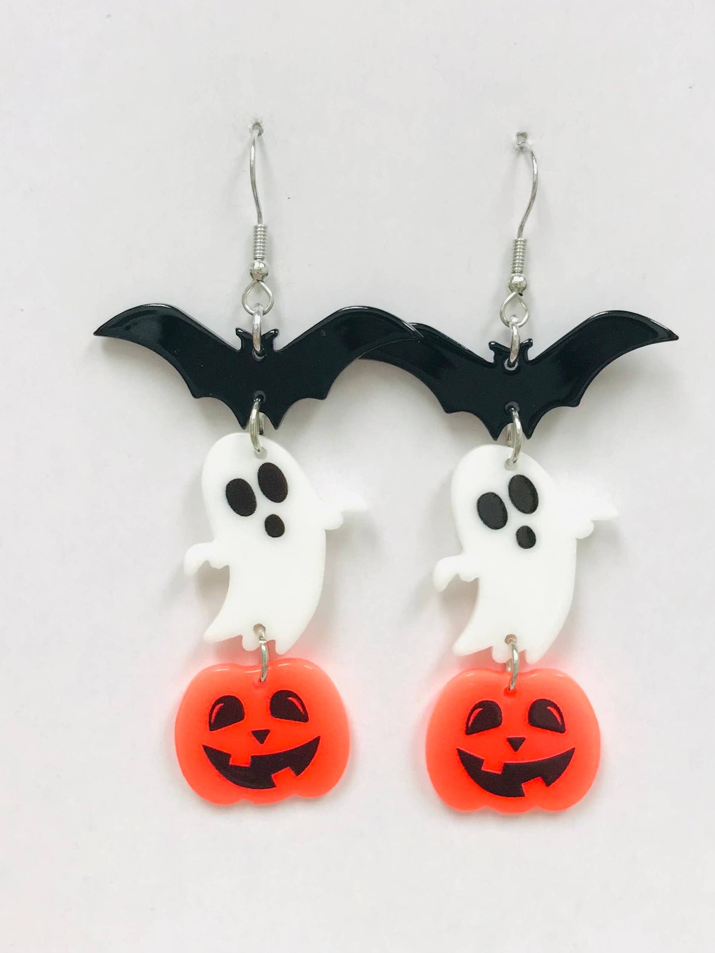 Trick Or Treat Bucket Halloween Earrings