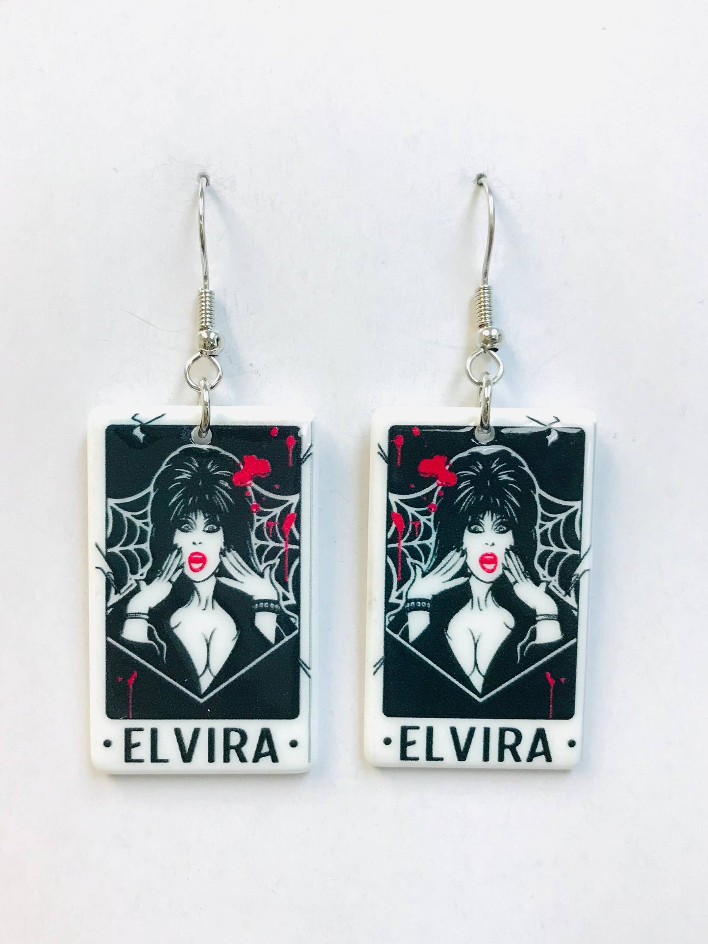 Tarot Card Earrings: Elvira, Lily, or Wednesday Earrings