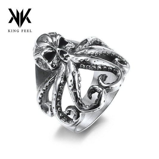 Octopus Titanium Steel Ring