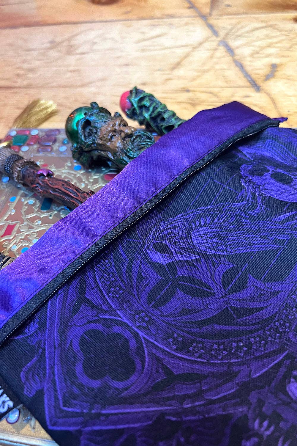 Quoth The Raven Makeup Bag [PURPLE]