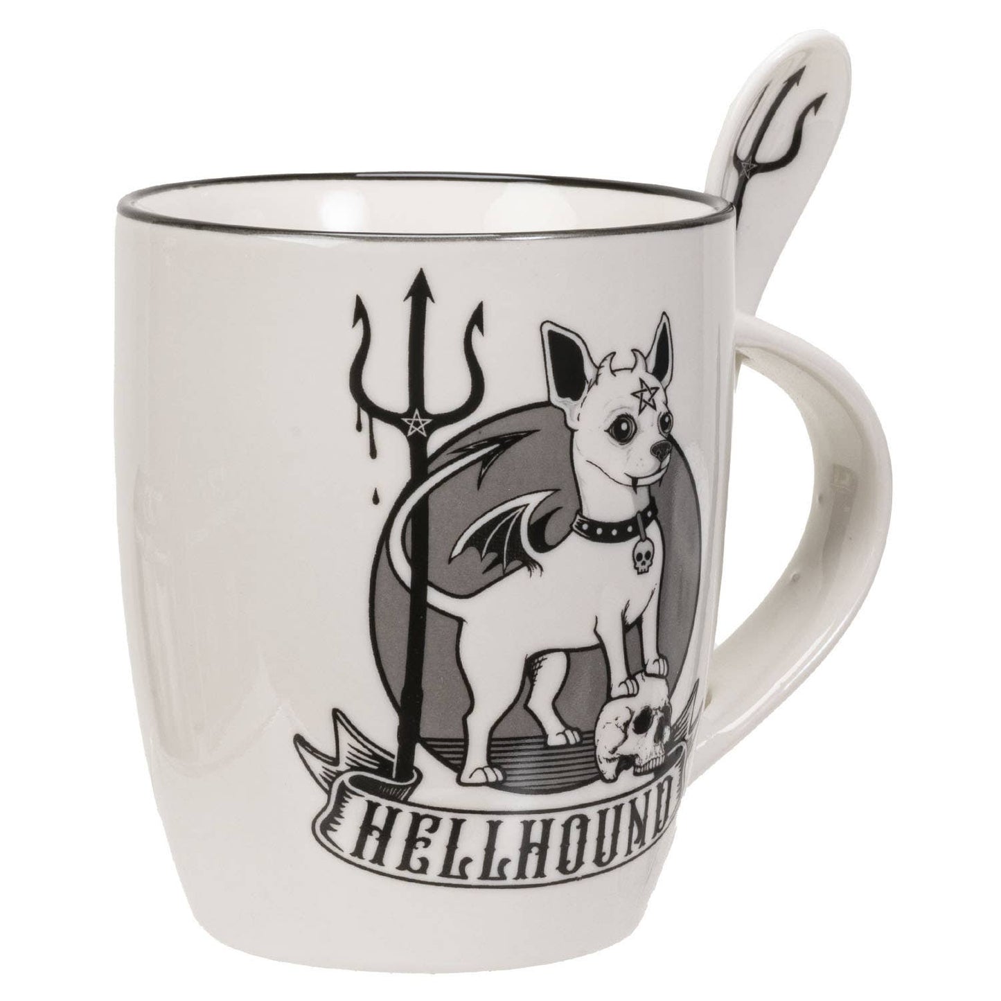 Hellhound Mug & Spoon Set for Coffee/Tea