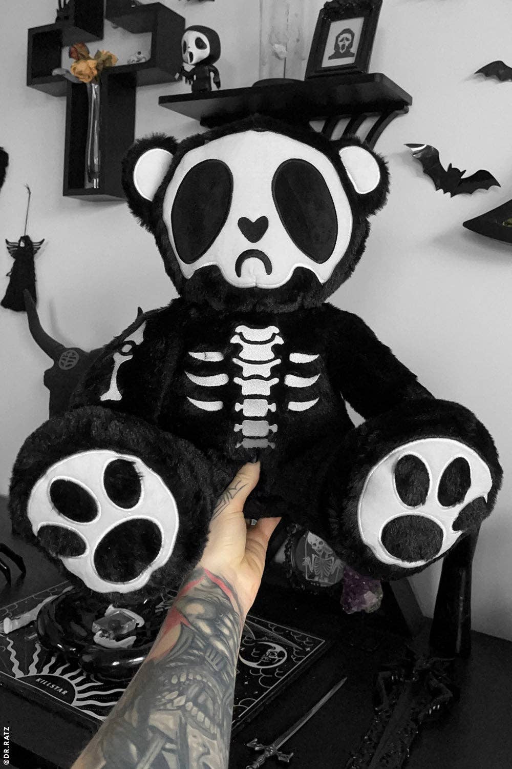 Grumpy Bones Bear Plush Toy