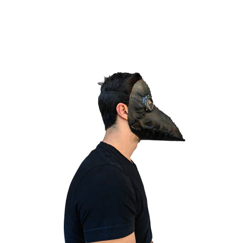 Plague Doctor Black Latex Mask
