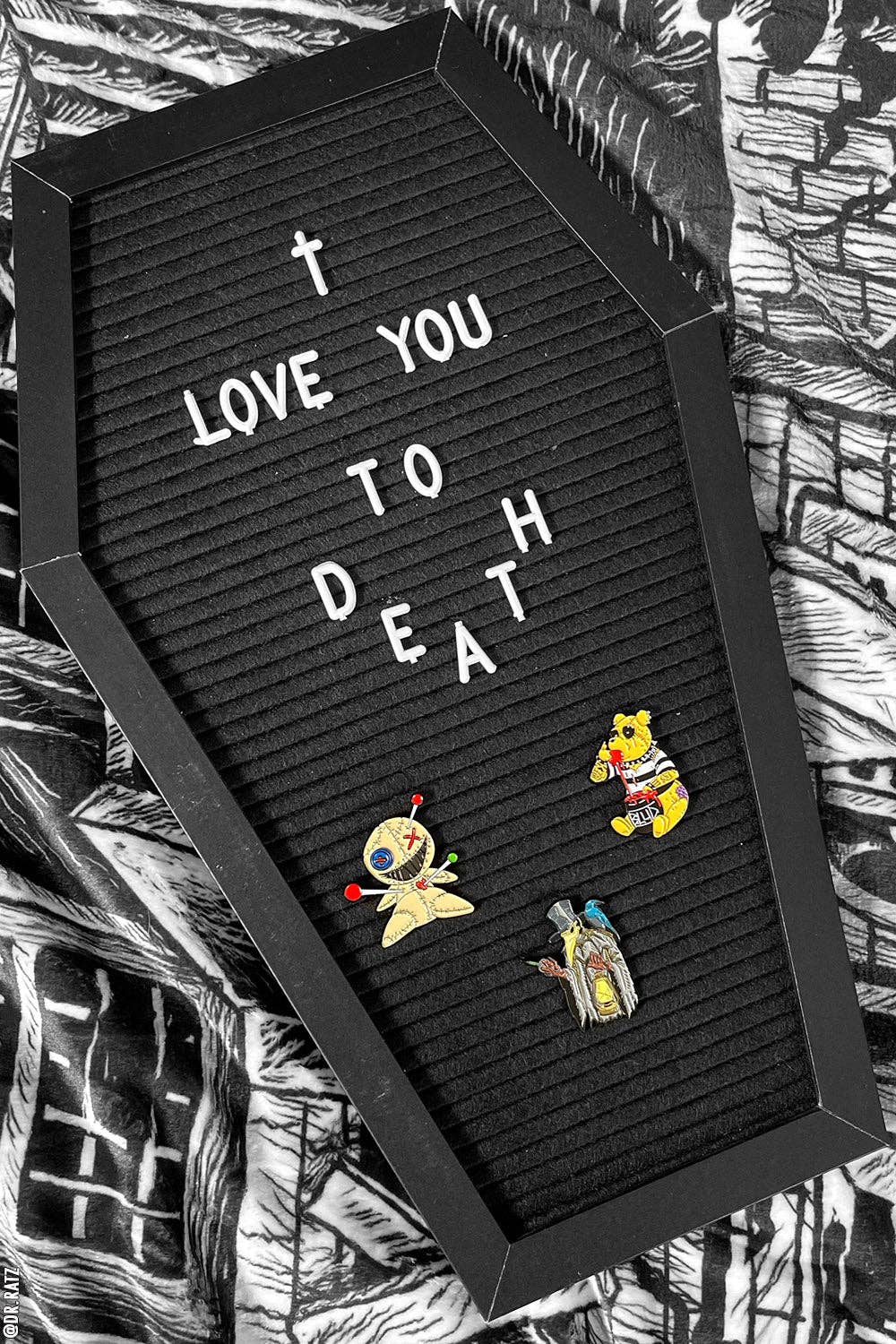 Ouchie Voodoo Doll Enamel Pin