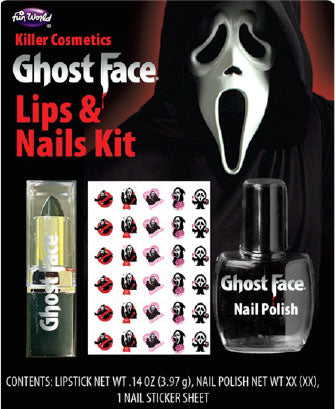 Ghost Face Lips & Nails Kit