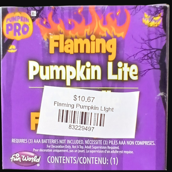 Flaming Pumpkin LIght