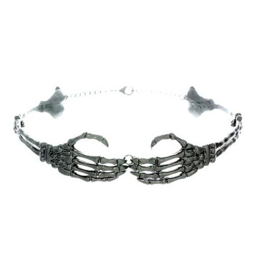 Choker, Skeleton Hands Necklace