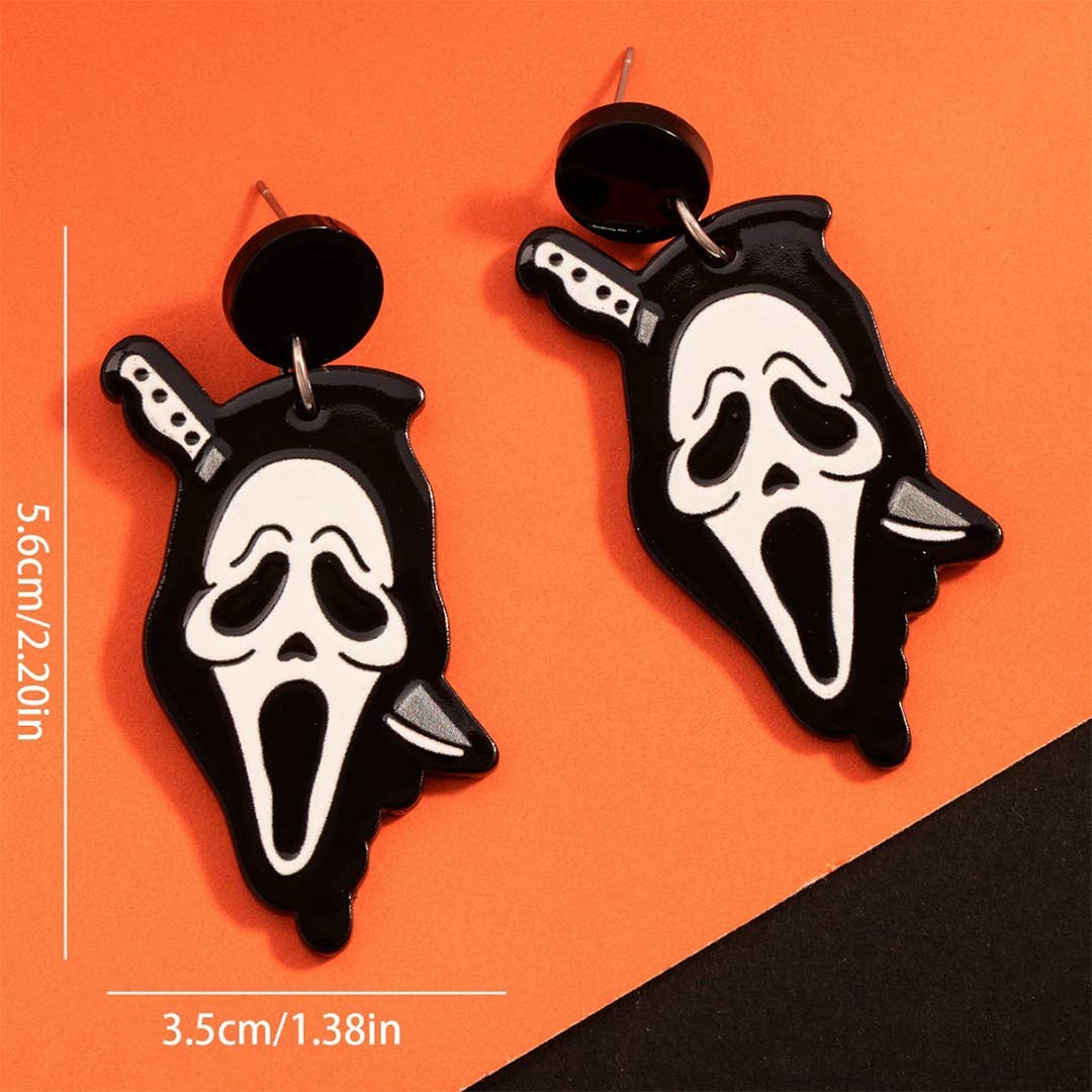 GhostFace Slasher Earrings