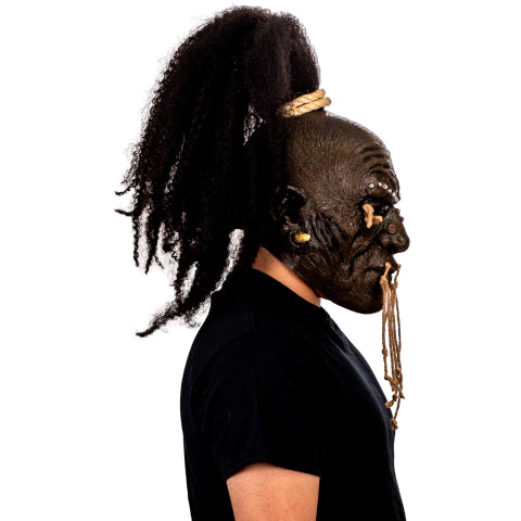 Shuar Chieftain Latex Mask