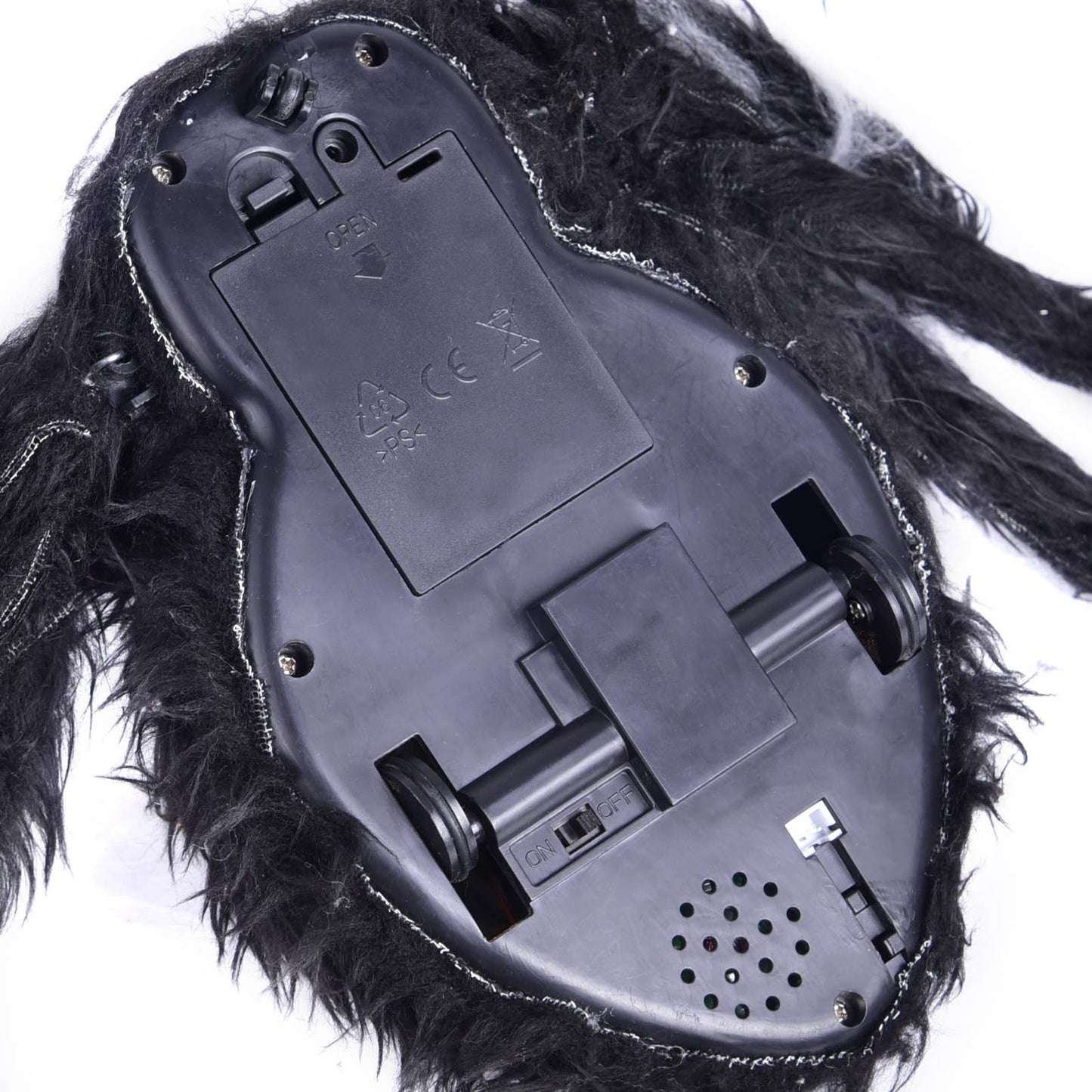 31 inch Halloween Animated Fuzzy Spiders with Spider Silk