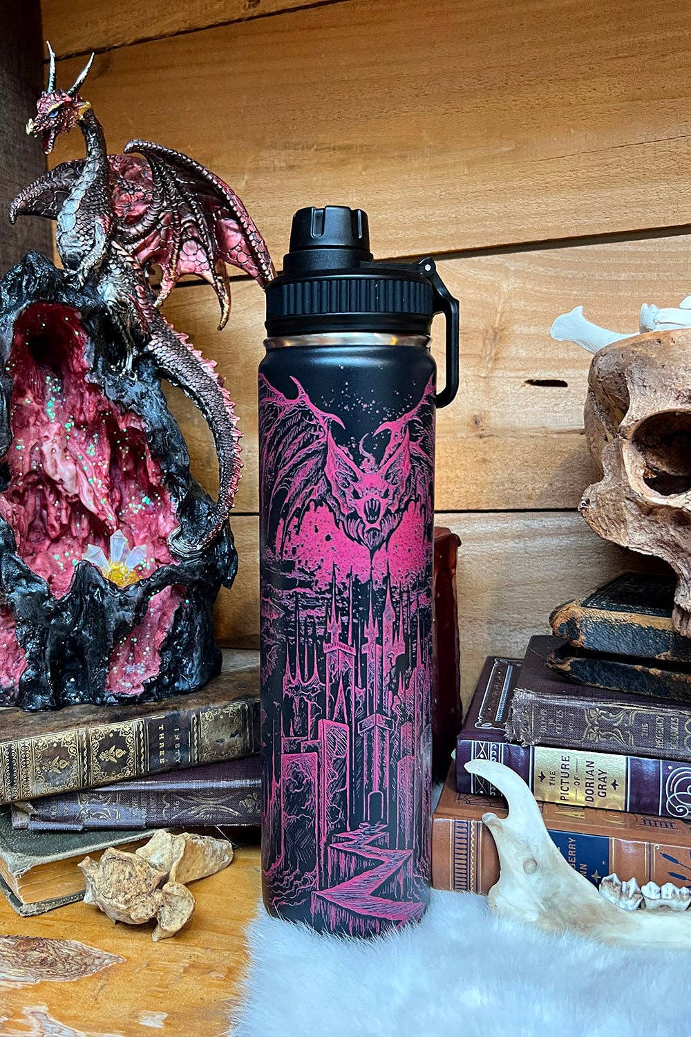 Vampire Castle 24 Oz Water Bottle