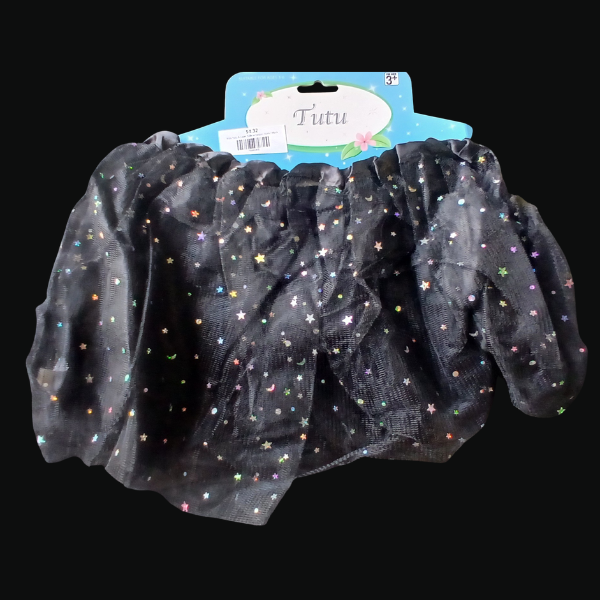 Kids Tutu 3-Layer Tulle w/Sequin Stars
