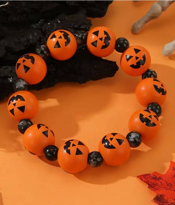 HALLOWEEN THEME STRETCH BRACELET