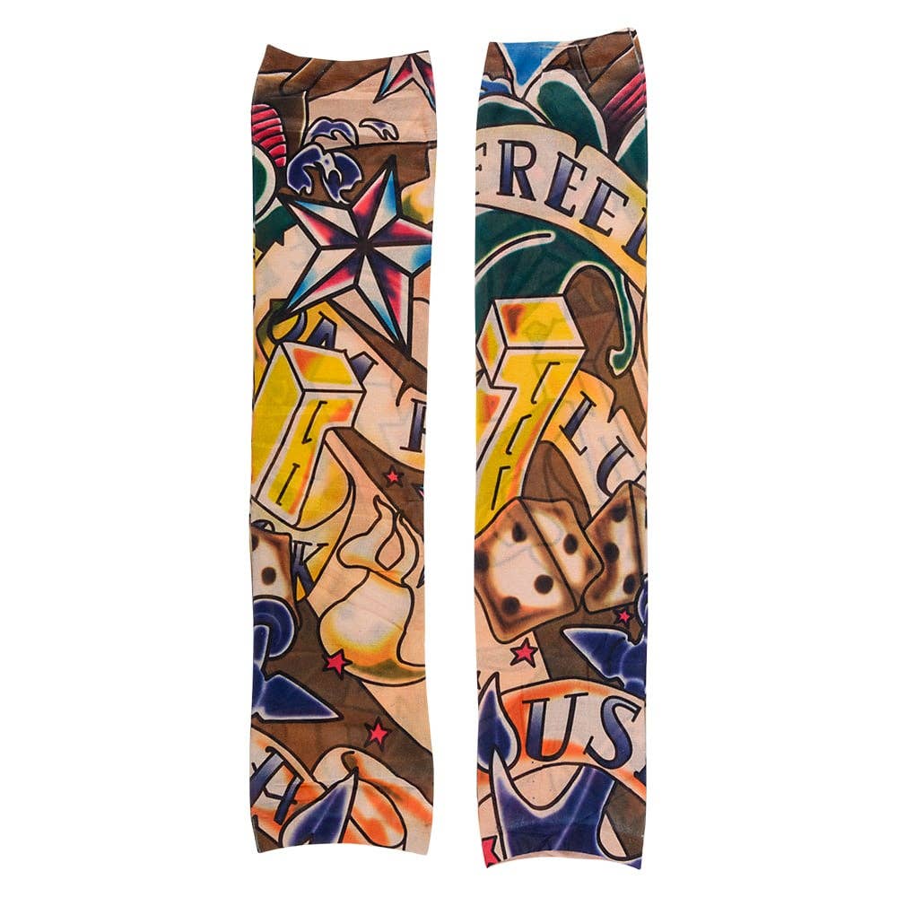 16" VINTAGE PRINT TATTOOS SLEEVE LLB kids toys