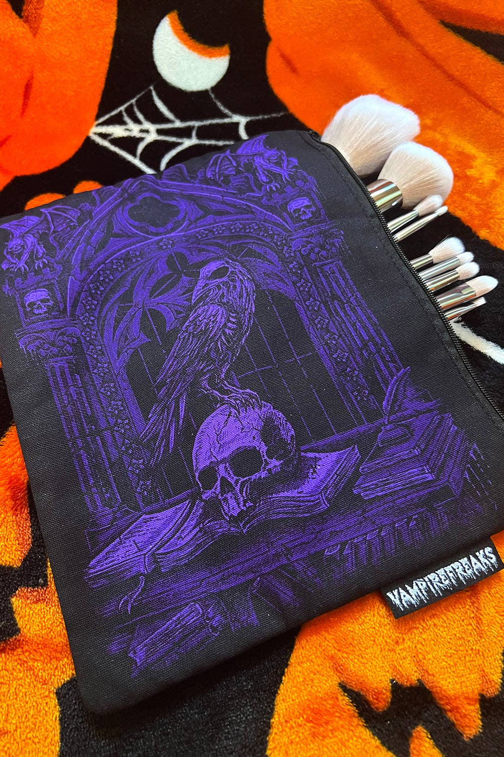 Quoth The Raven Makeup Bag [PURPLE]