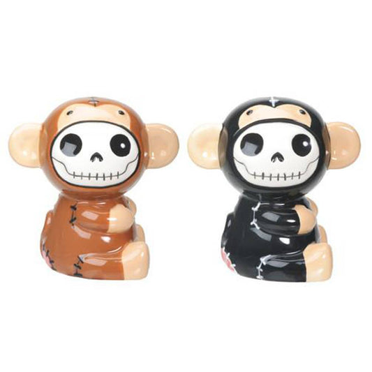 Furrybones Munky Salt and Pepper Shaker Set