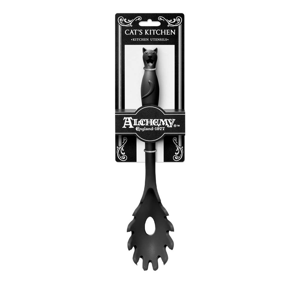 Alchemy Gothic Cat's Kitchen Pasta Spoon