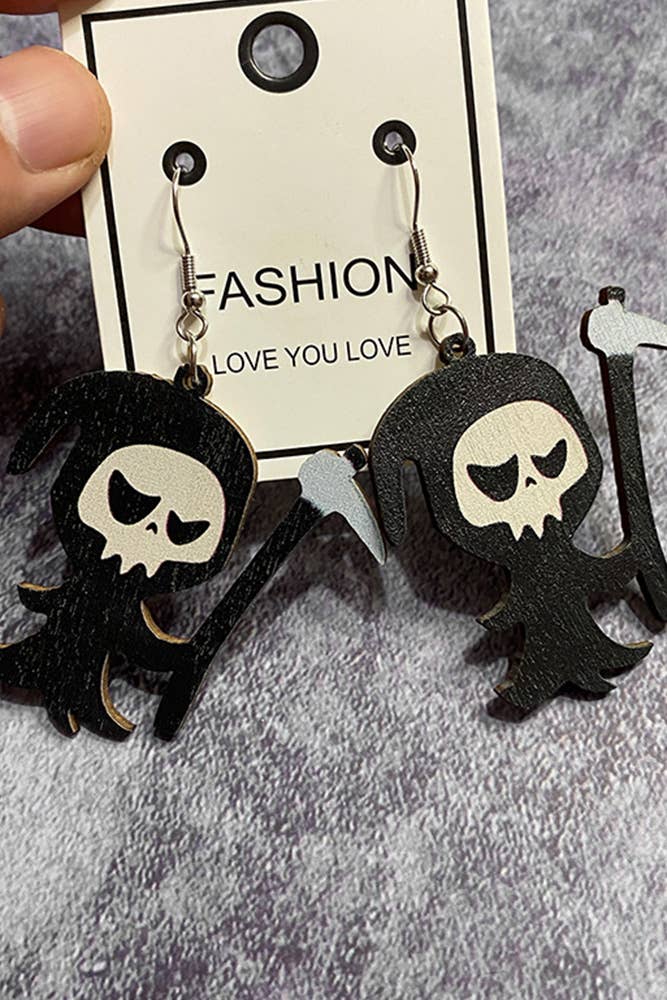 Grim Reaper Earrings