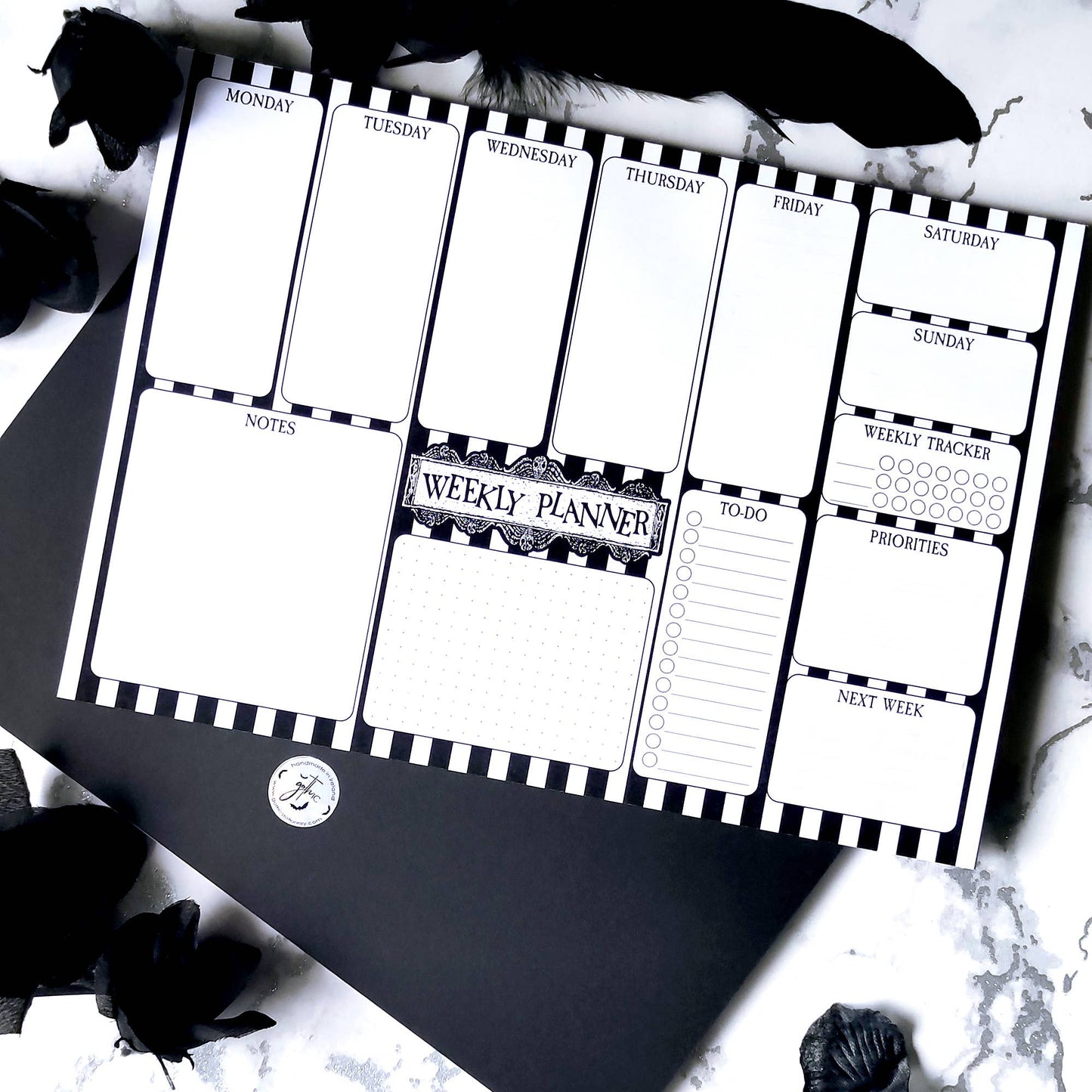 Beetlejuice A4 Week-to-View Desk Planner