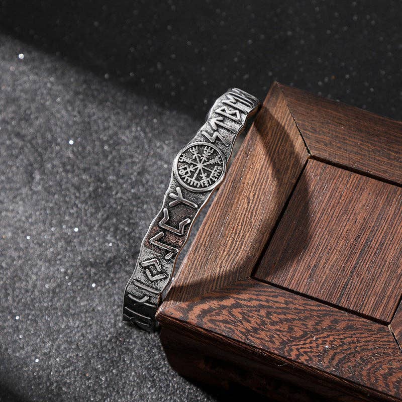 Viking Rune Compass Bracelet