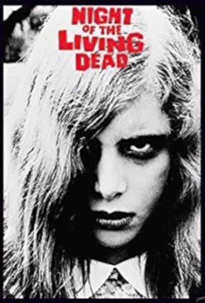 Night of the Living Dead 'Dead Girl' B & W Horror Poster