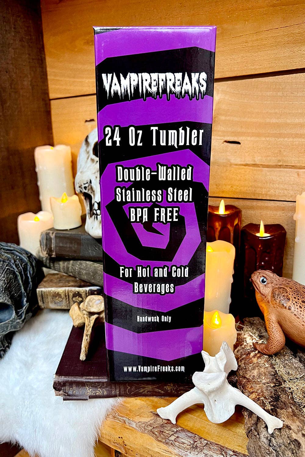 Vampire Castle 24 Oz Water Bottle