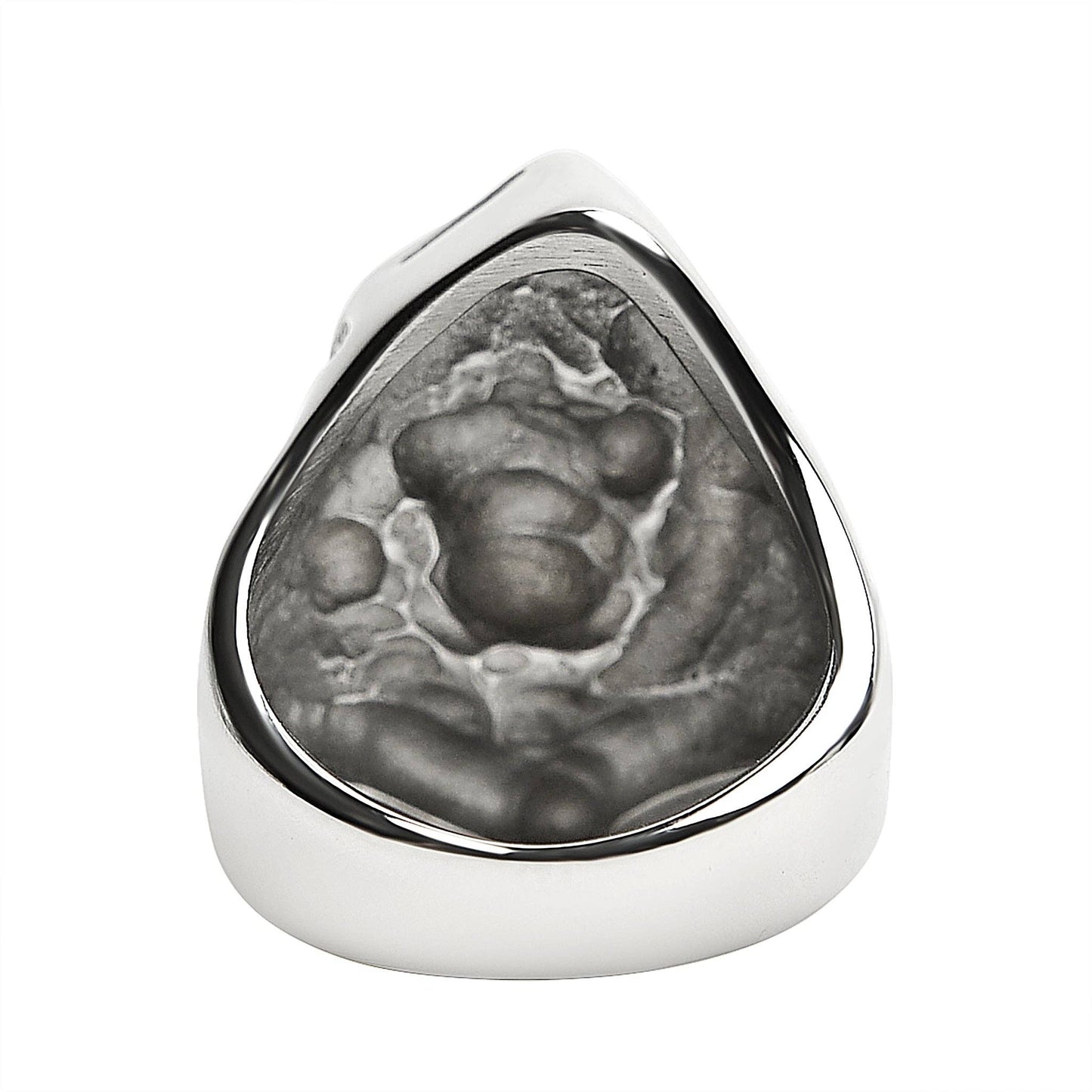 Stainless Steel Grim Reaper Skull Ring