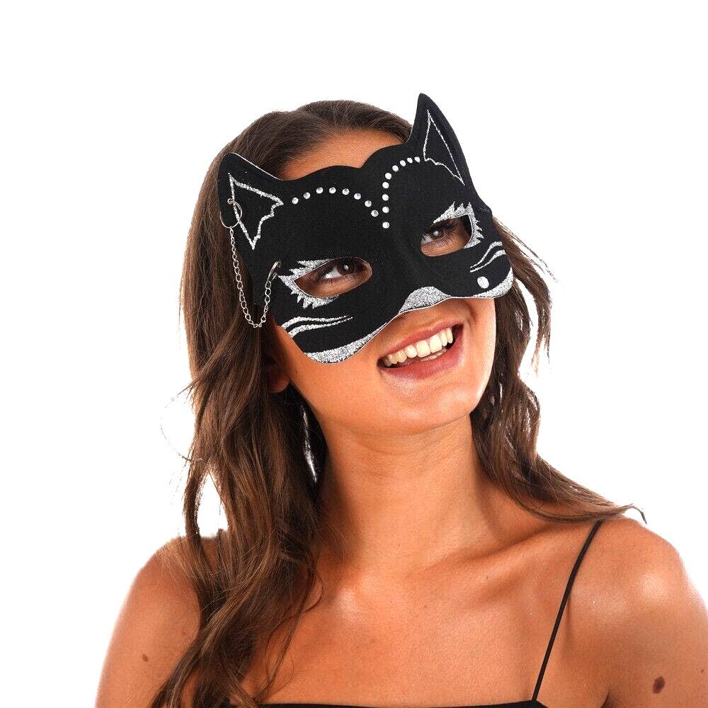 Cat Eye Mask Halloween Fancy Dress Costume Party Cute