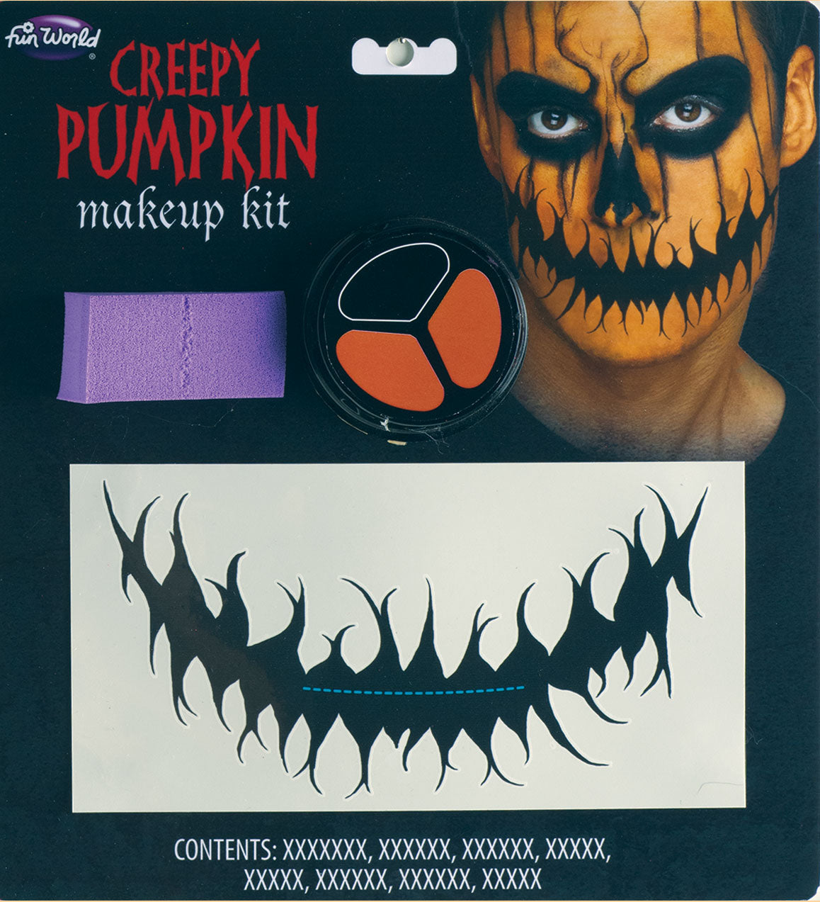 Creepy Pumpkin Makeup Kit