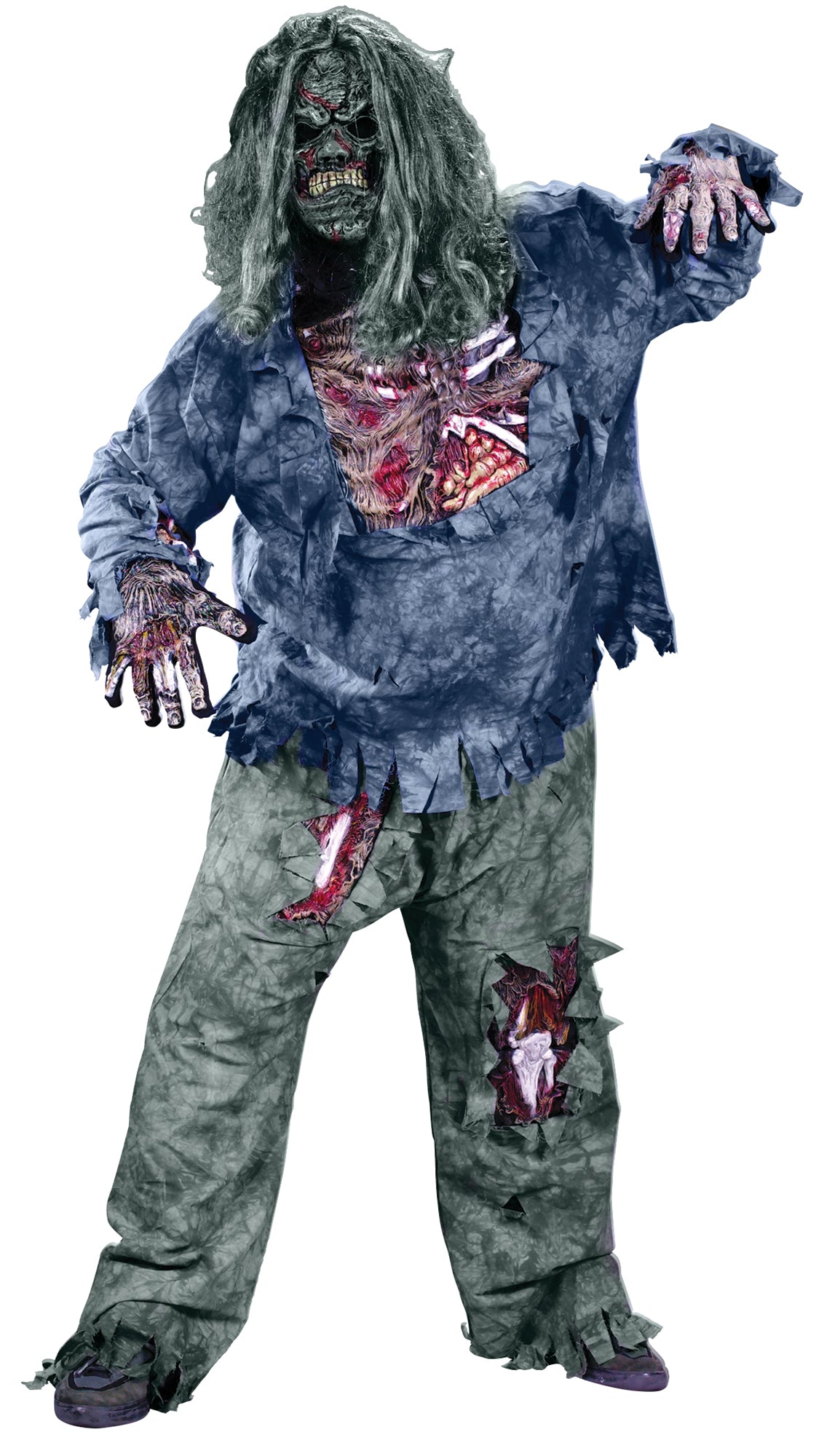 Plus Size 3D Zombie Adult Costume