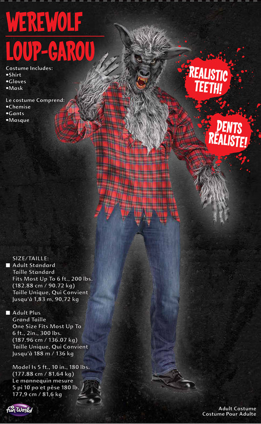 Plus Size Werewolf Adult Costume