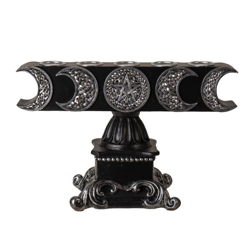 Triple Moon Candleholder