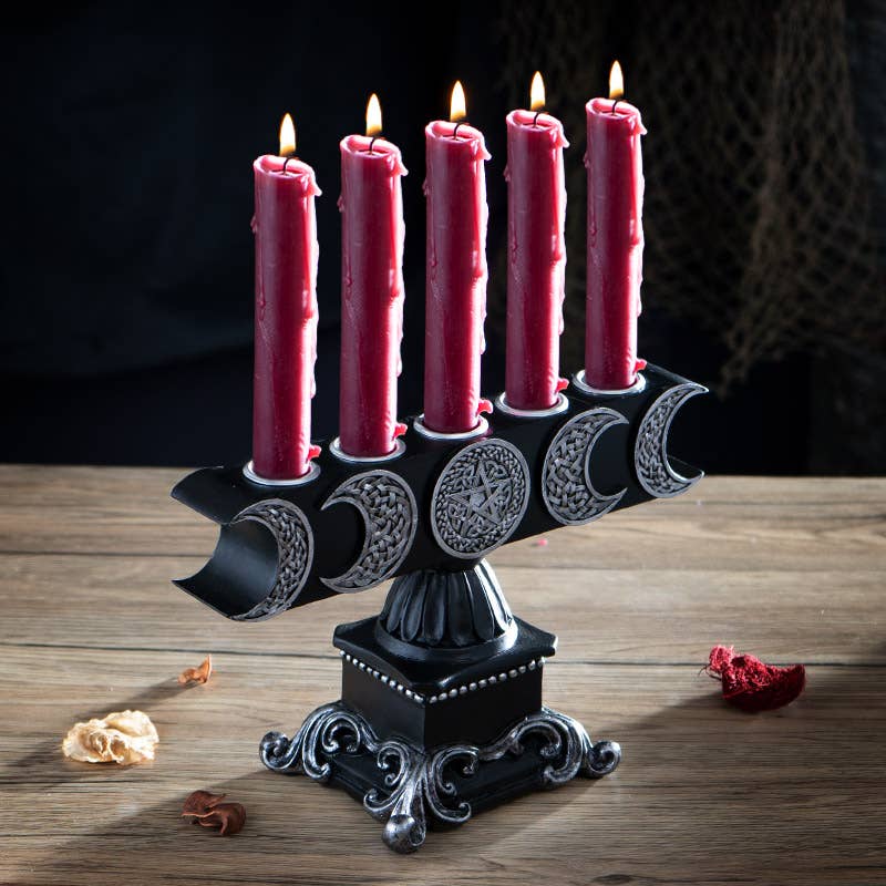 Triple Moon Candleholder