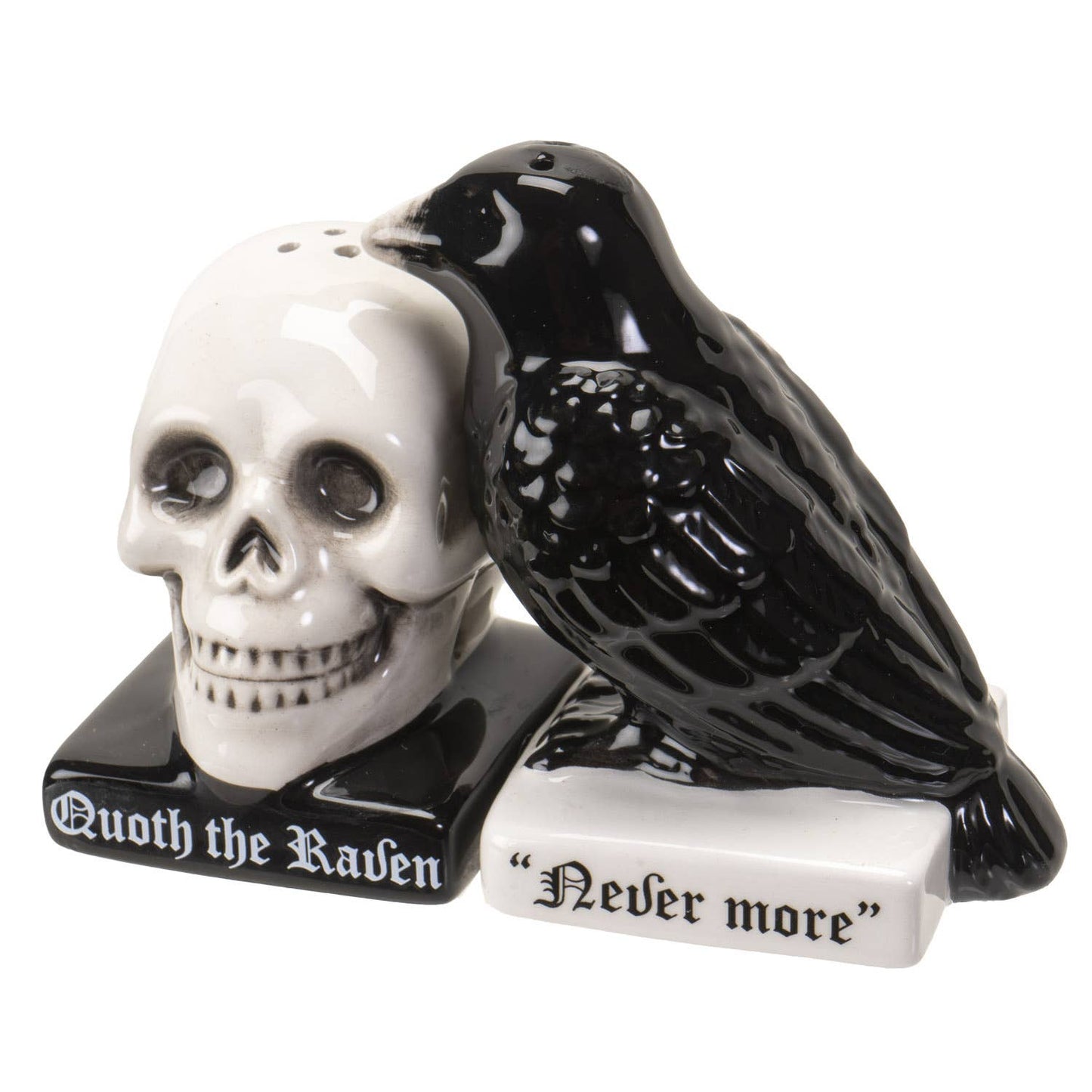 Quoth the Raven Salt and Pepper Shaker Set