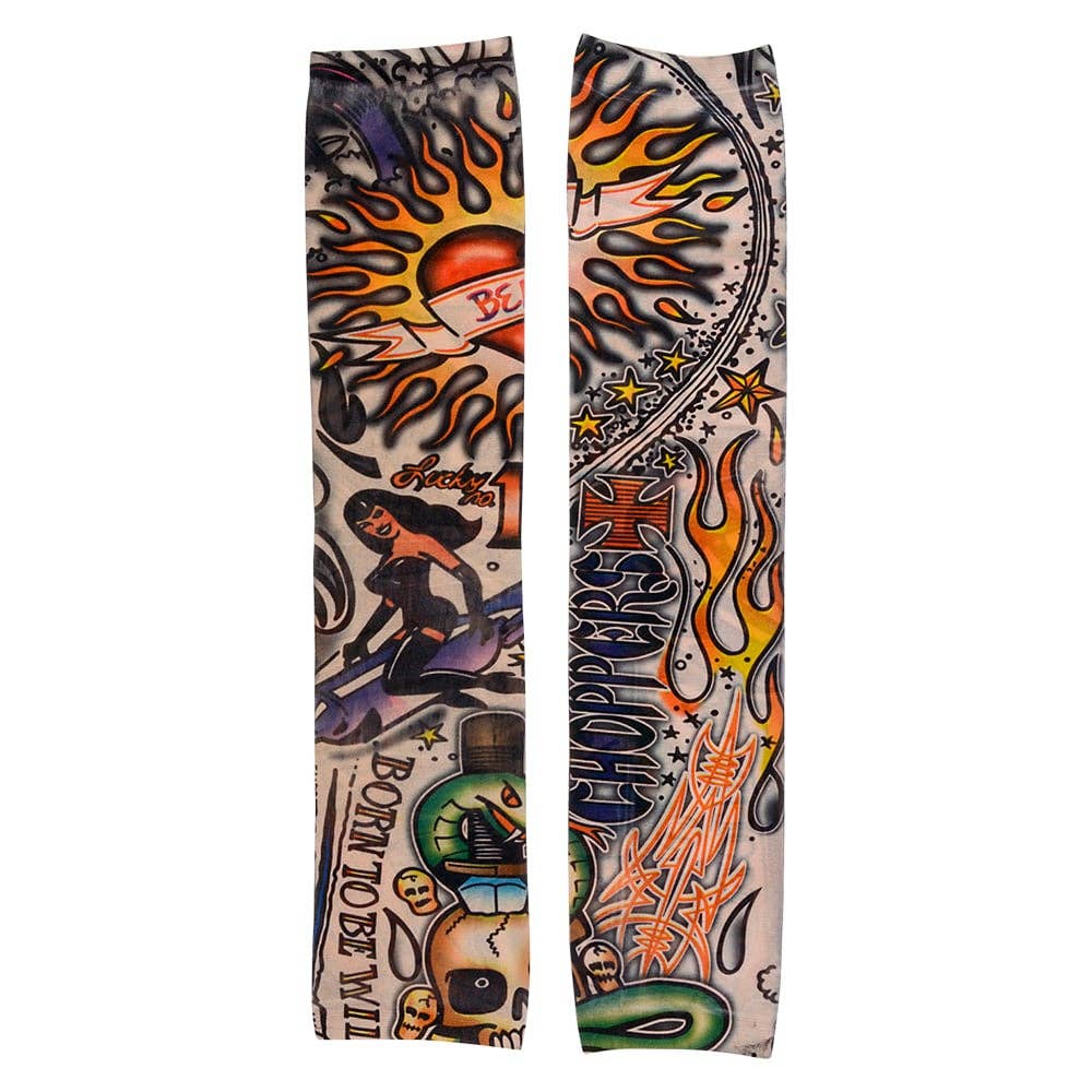16" VINTAGE PRINT TATTOOS SLEEVE LLB kids toys