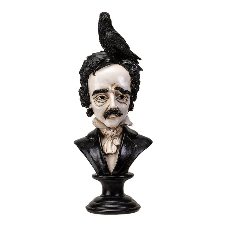 Quoth the Rave, Edgar Allen Poe Bust