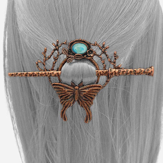 Butterfly Hair Stick Retro Alloy Hairpin