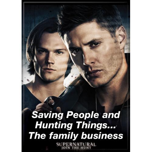 Saving People And Hunting Things Magnet
