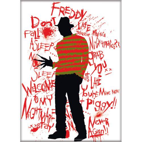 NOES Freddy Red Writing Magnet