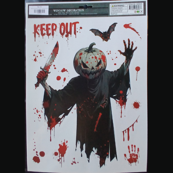 Horror Window Clings