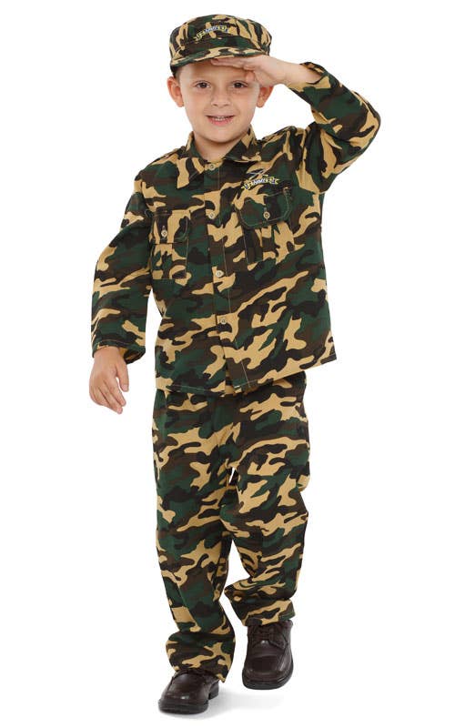 Halloween Deluxe Army Dress Up Costume Set