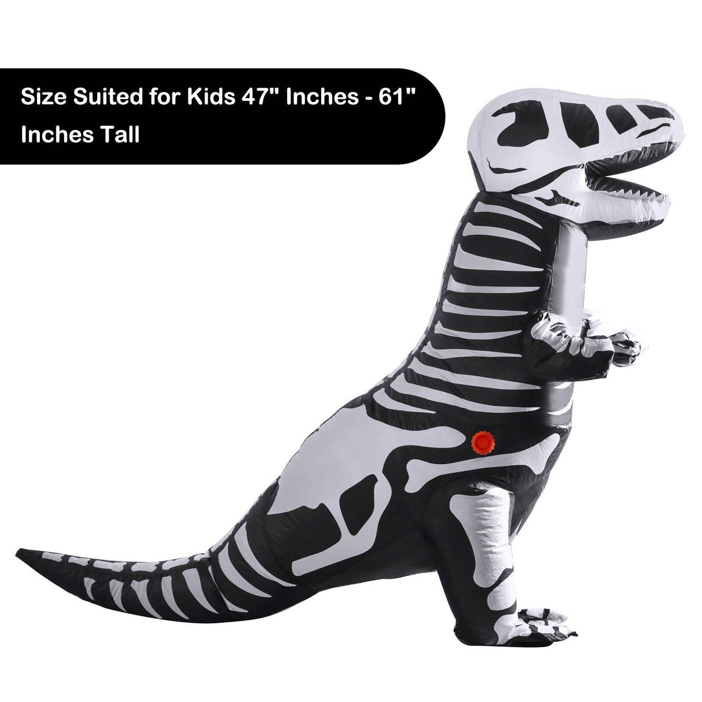 Inflatable Dinosaur Halloween Costume Body Skeleton T-Rex