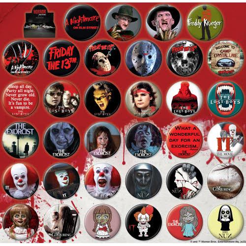 Horror Button Assortment-Mystery Pick