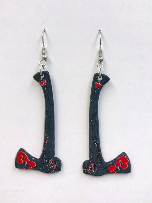 Blood Axe Earrings