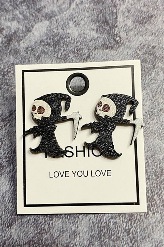 Grim Reaper Earrings
