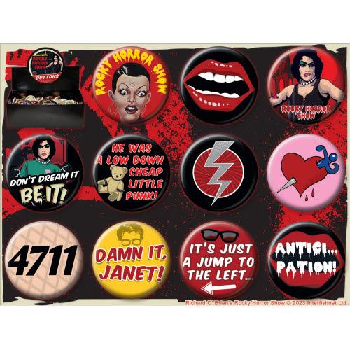 Rocky Horror Button Assortment- Mystery Pick