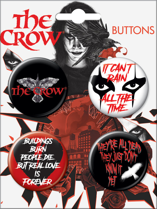 The Crow 4 Button Set