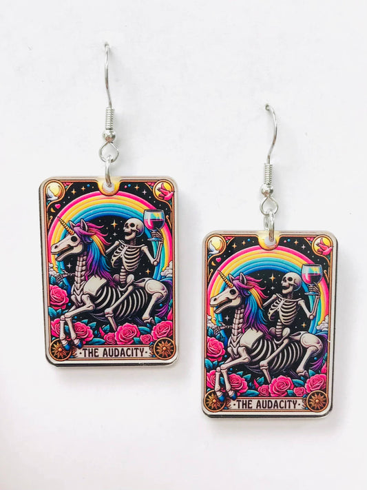 Audacity Earrings, Acrylic