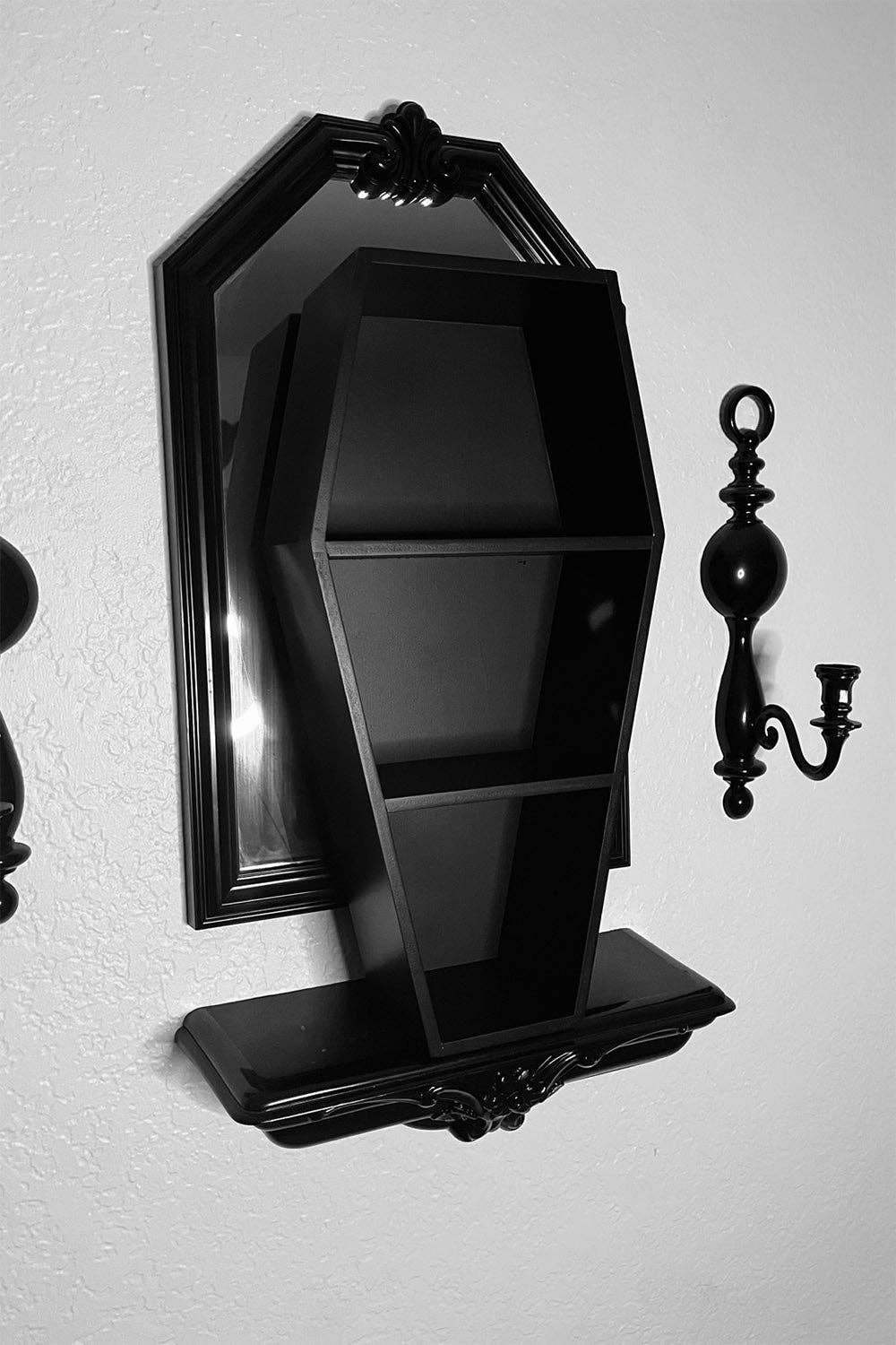 Deluxe Goth Coffin Shelf