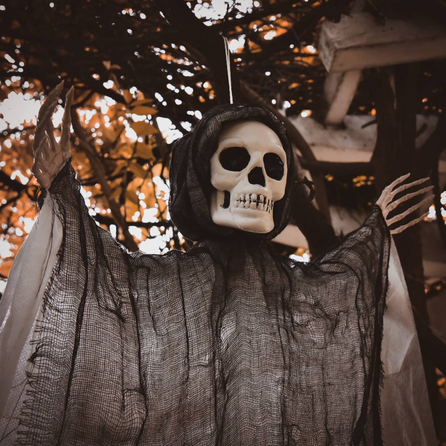 Hanging Grim Reaper Halloween Outdoor Decoration